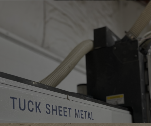 Tuck sheet metal